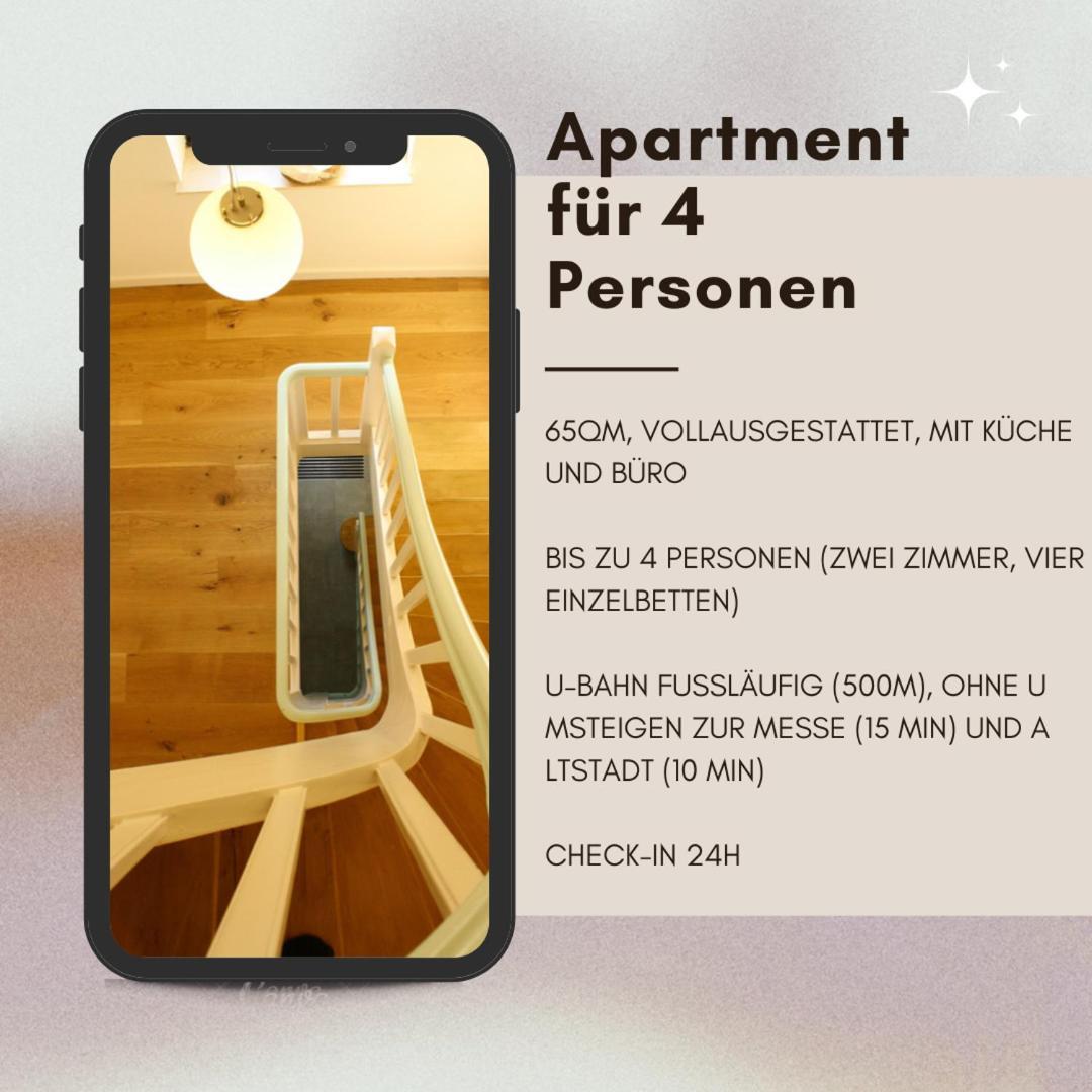 Apartment Fur 4 Personen Düsseldorf Extérieur photo